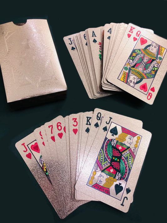 Poker Cards (Rose Gold)