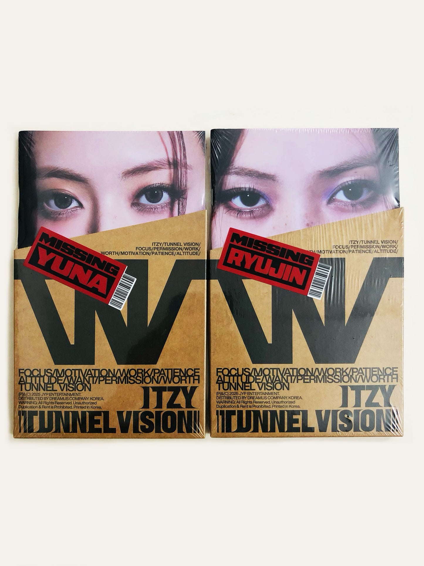Itzy Tunnel Vision Member Version Official Album