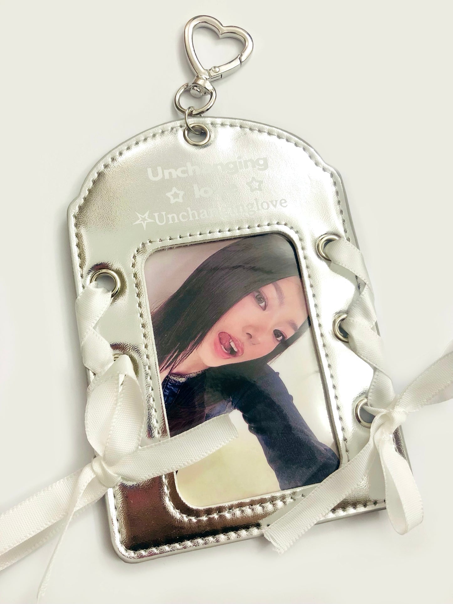 Silver Ballet Leather Photocard Holder
