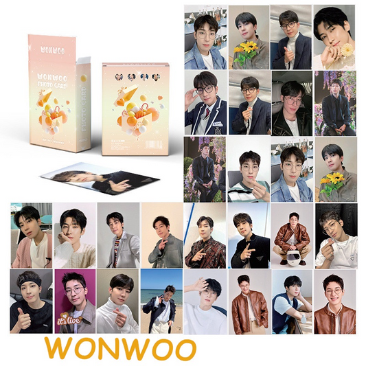 Wonwoo Holographic double sided Photocards (50 pcs)
