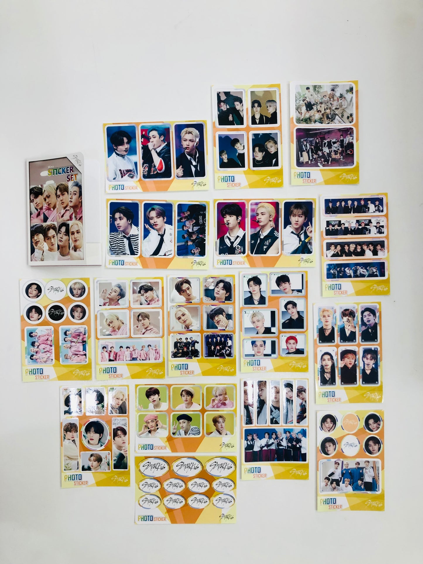 Stray Kids Sticker Sheets (16 sheets)
