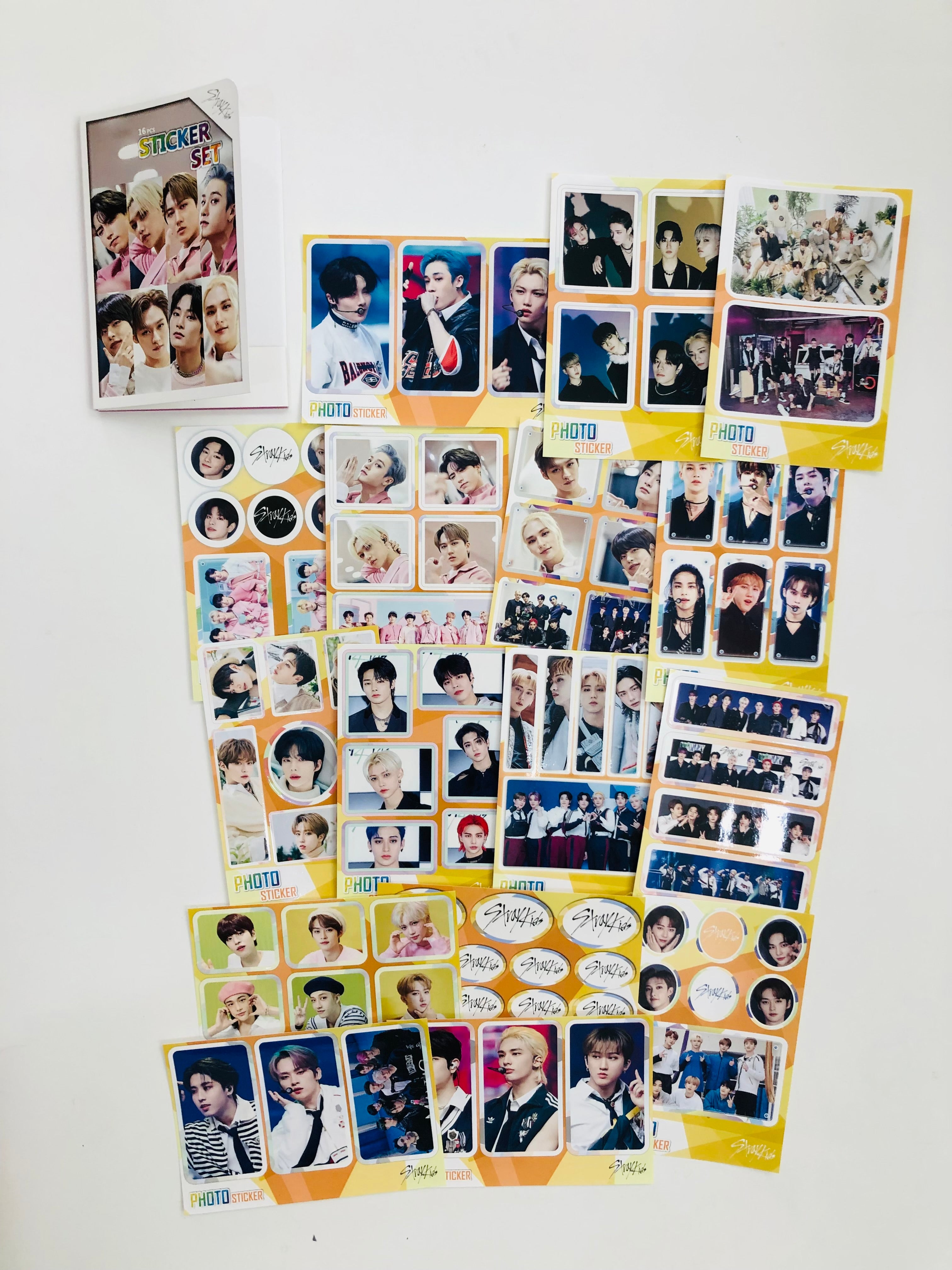 Stray Kids Sticker Sheets 16 Sheets Thepenguinpal Stray kids sticker sheets 16 sheets thepenguinpal
