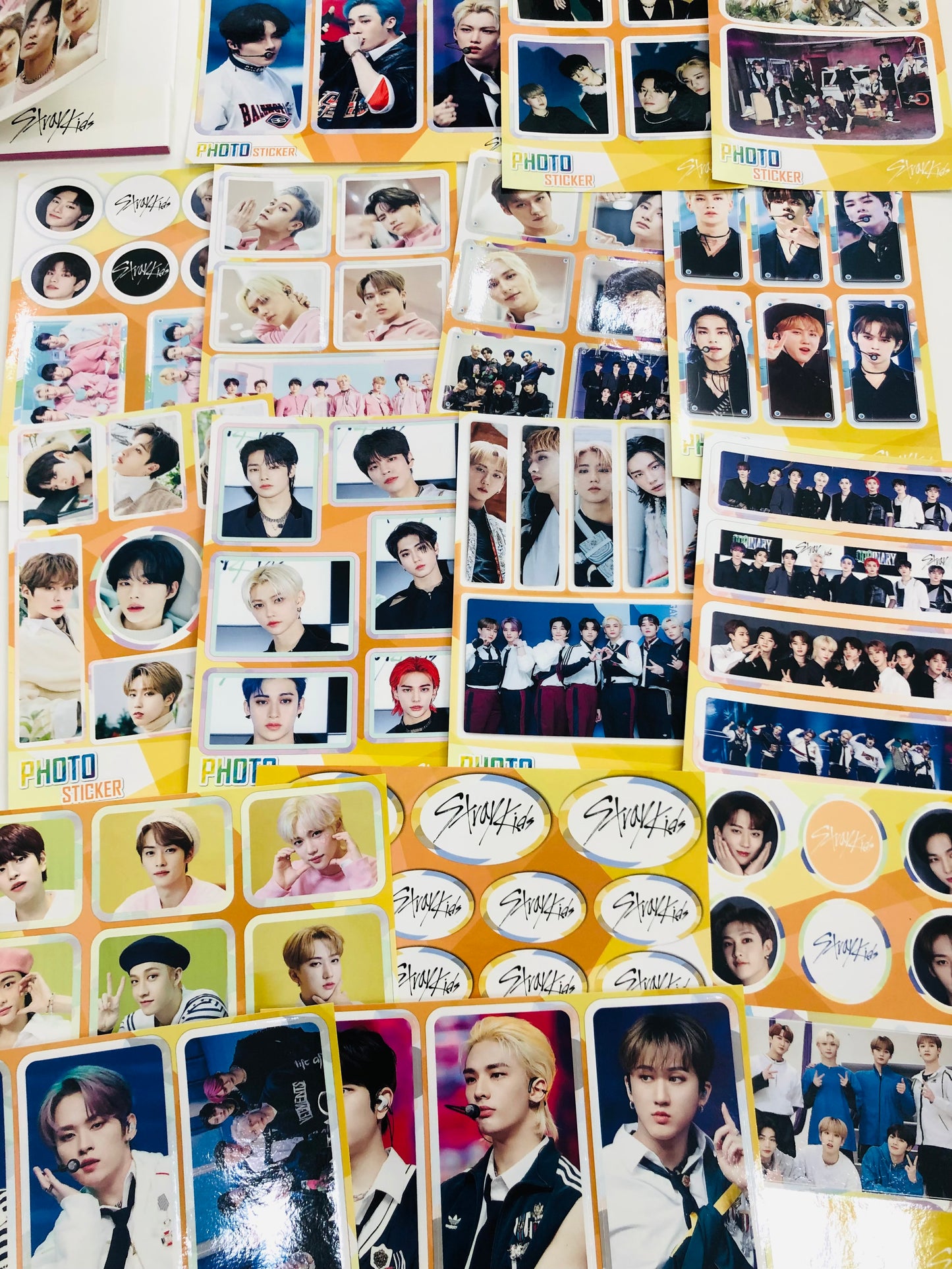Stray Kids Sticker Sheets (16 sheets)