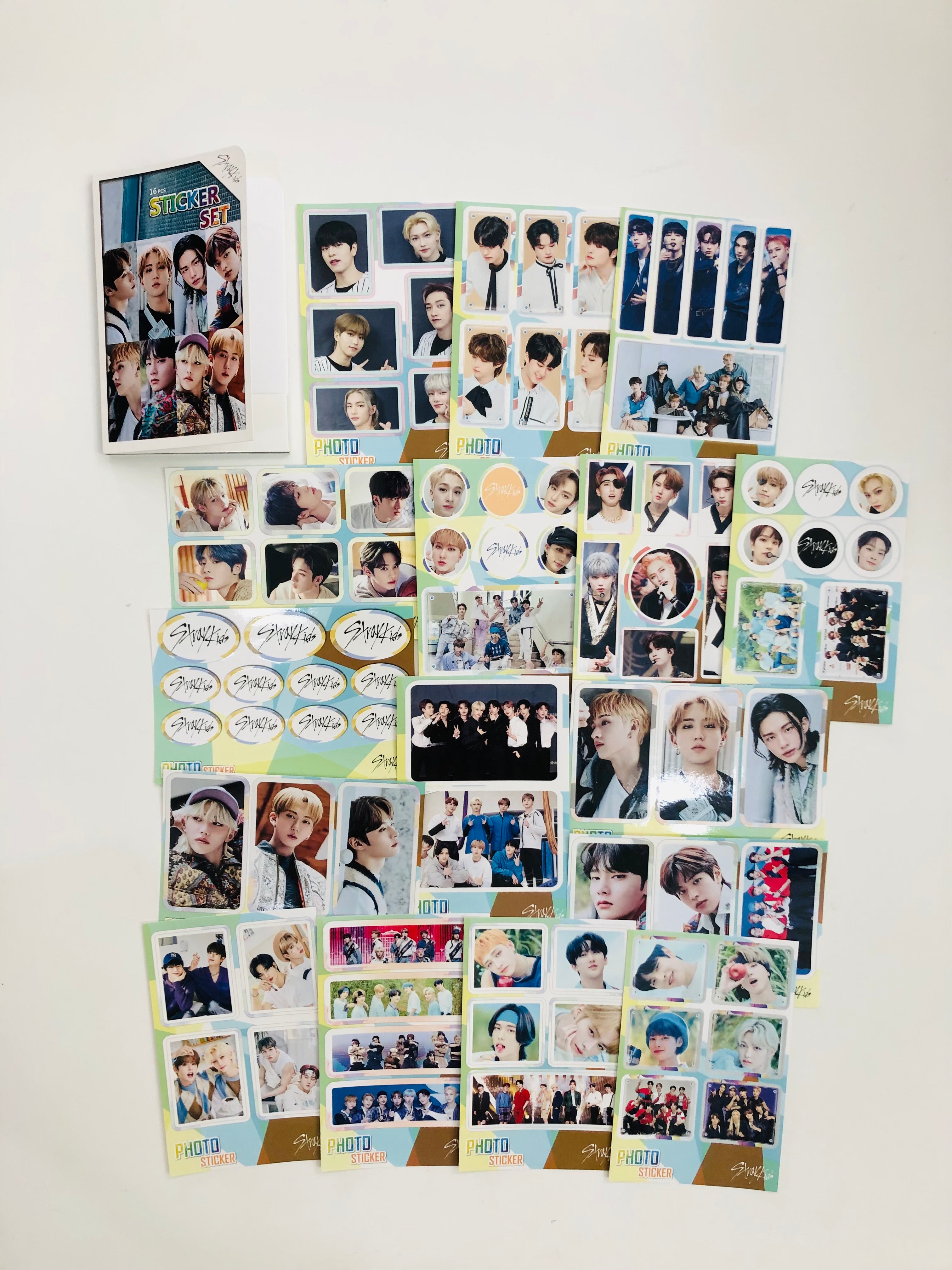 Stray Kids Sticker Sheets 2 16 Sheets Thepenguinpal Stray kids sticker sheets 2 16 sheets thepenguinpal