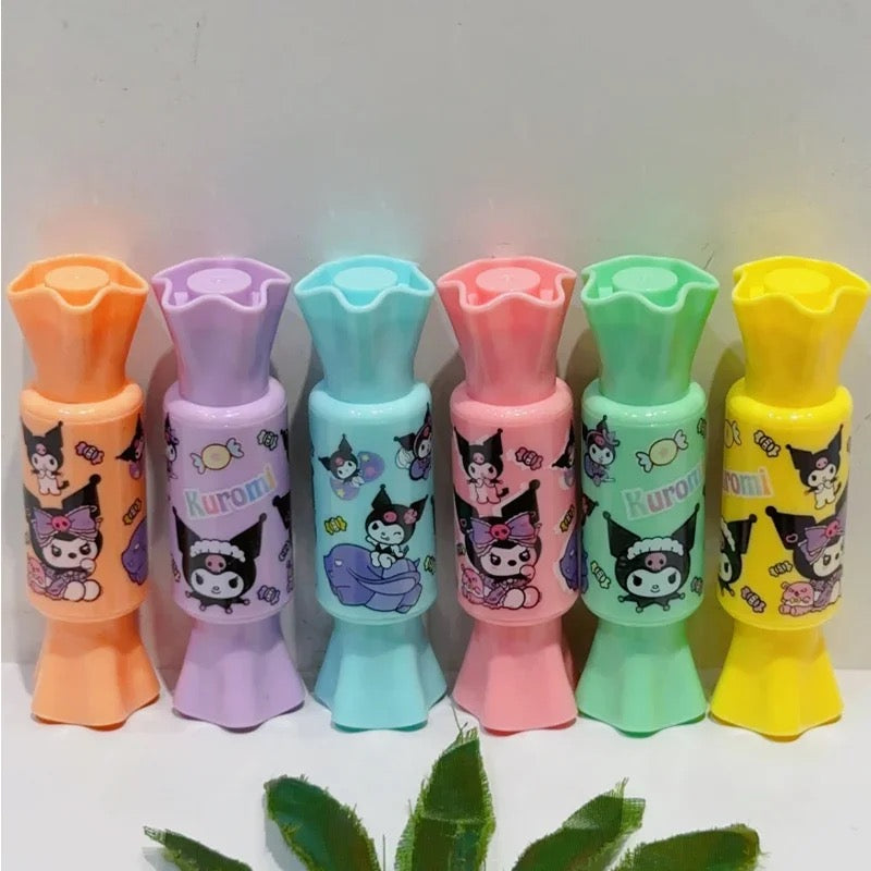 Kuromi Candy Highlighters Set (6 pcs)