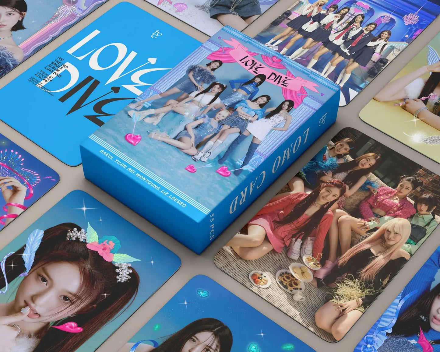 IVE Love Dive Lomocards (55 pcs)