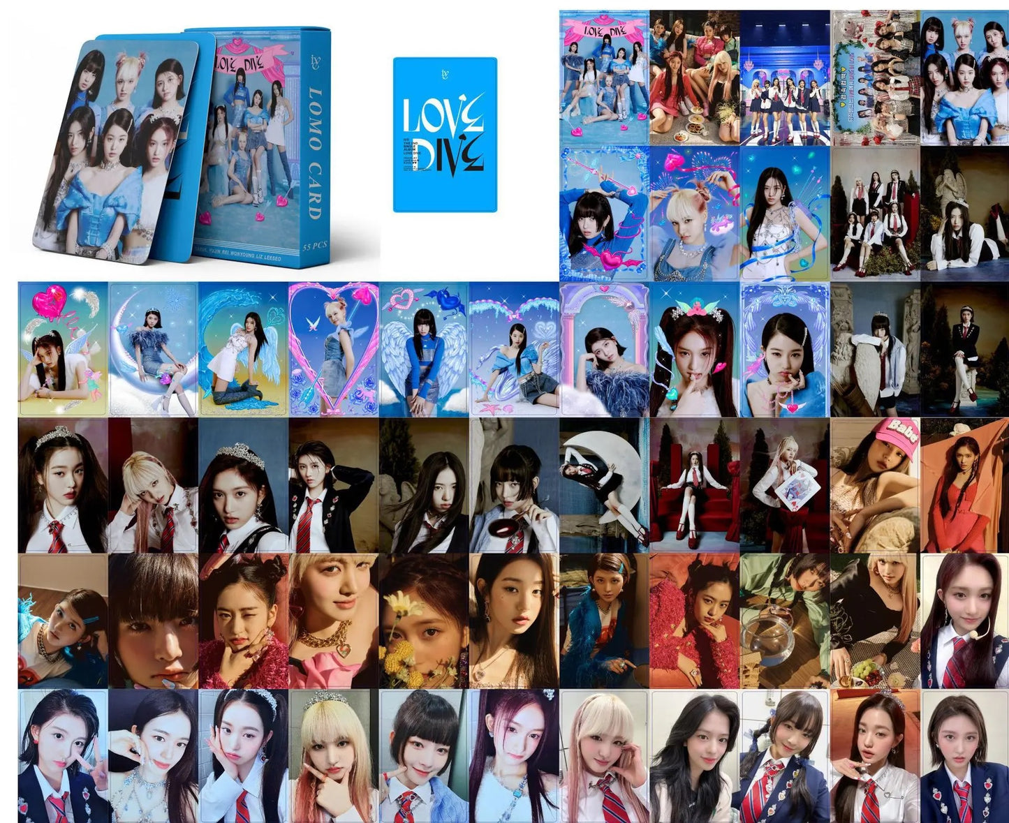 IVE Love Dive Lomocards (55 pcs)