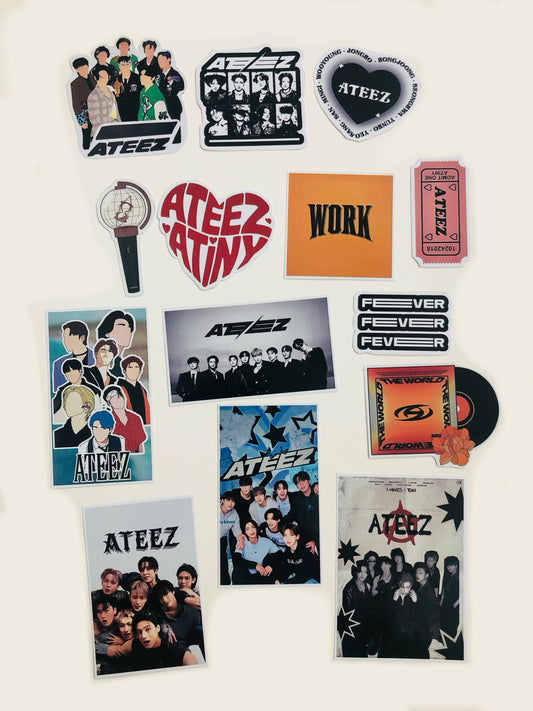 Ateez Stickers Pack (14 pcs)