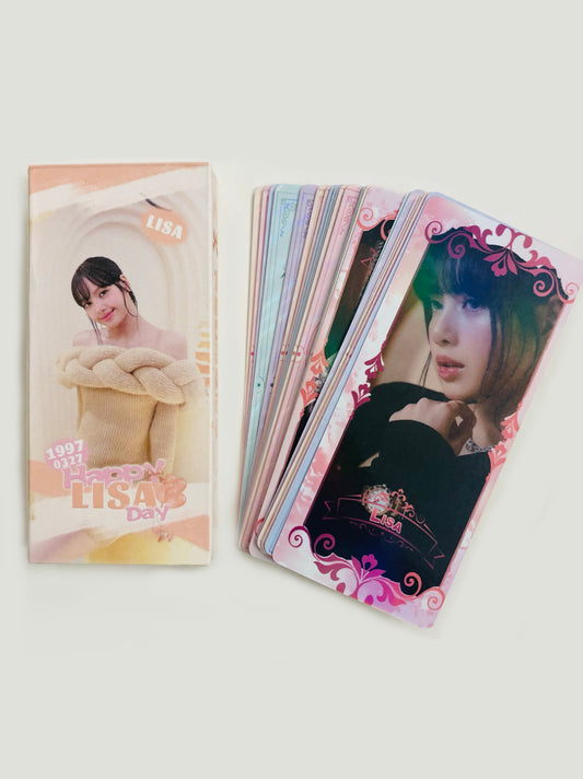 Lisa Holographic double sided bookmarks/ticket Set (40 pcs)