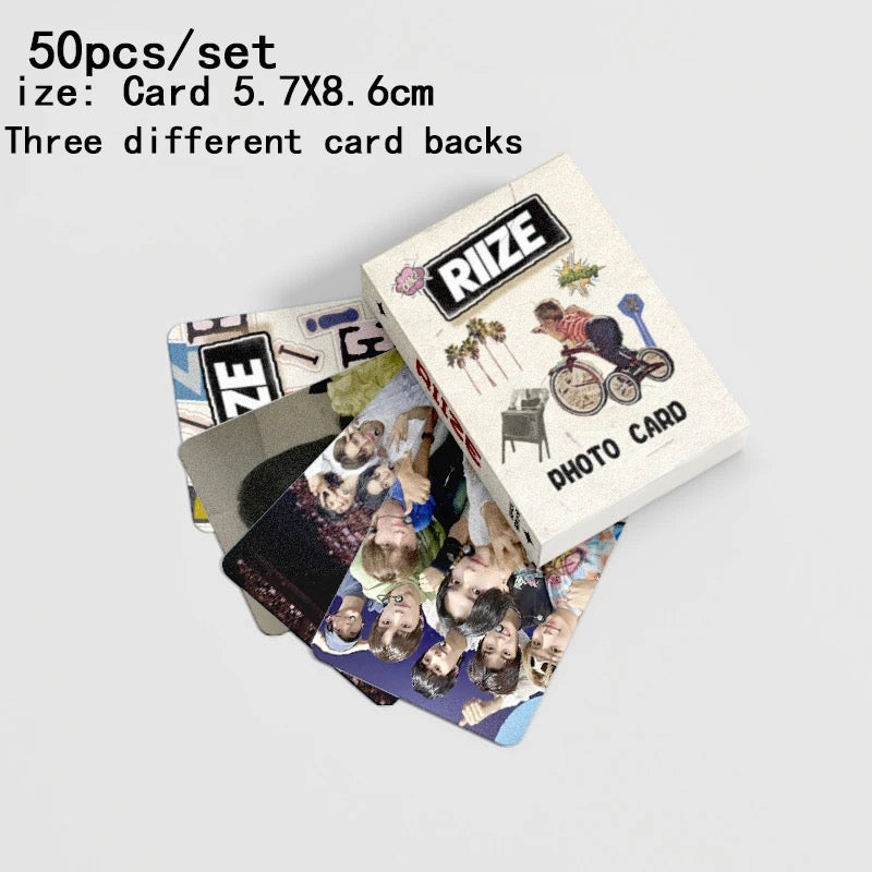Riize Rainbow Holographic Photocards (50 pcs)