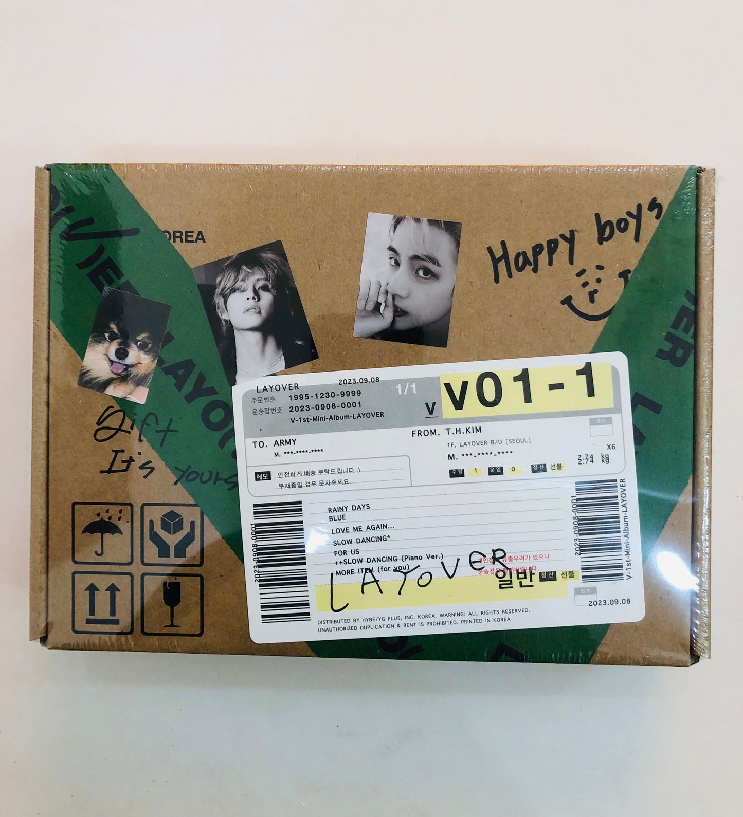 V Layover Official Standard Album (Green)