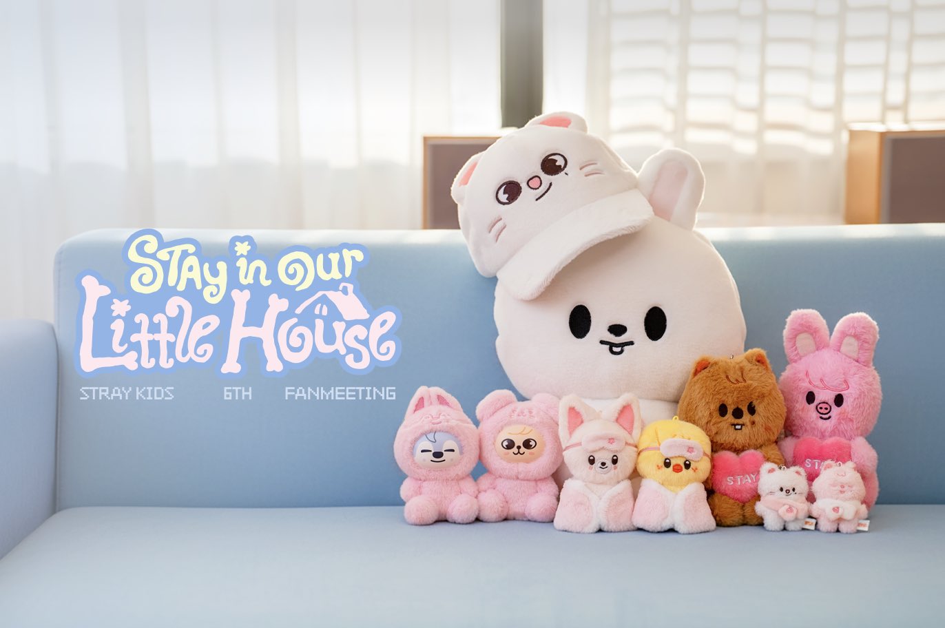 PREORDER STRAY KIDS - STAY IN OUR LITTLE HOUSE OFFICIAL MERCH (SKZOO VER)