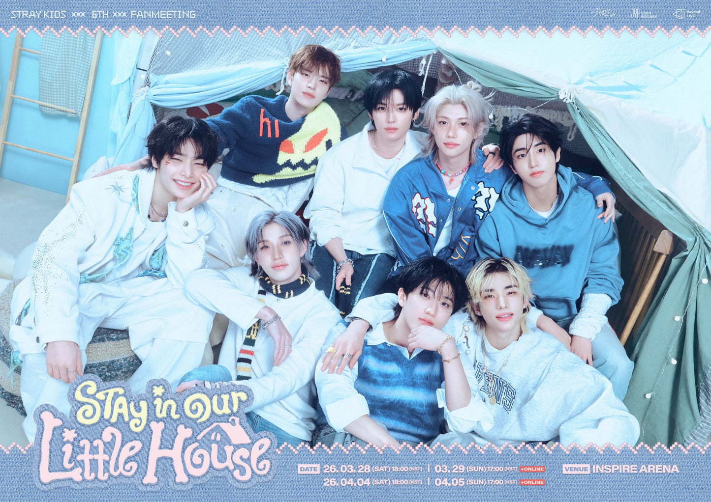PREORDER STRAY KIDS - STAY IN OUR LITTLE HOUSE OFFICIAL MERCH (STRAY KIDS VER)