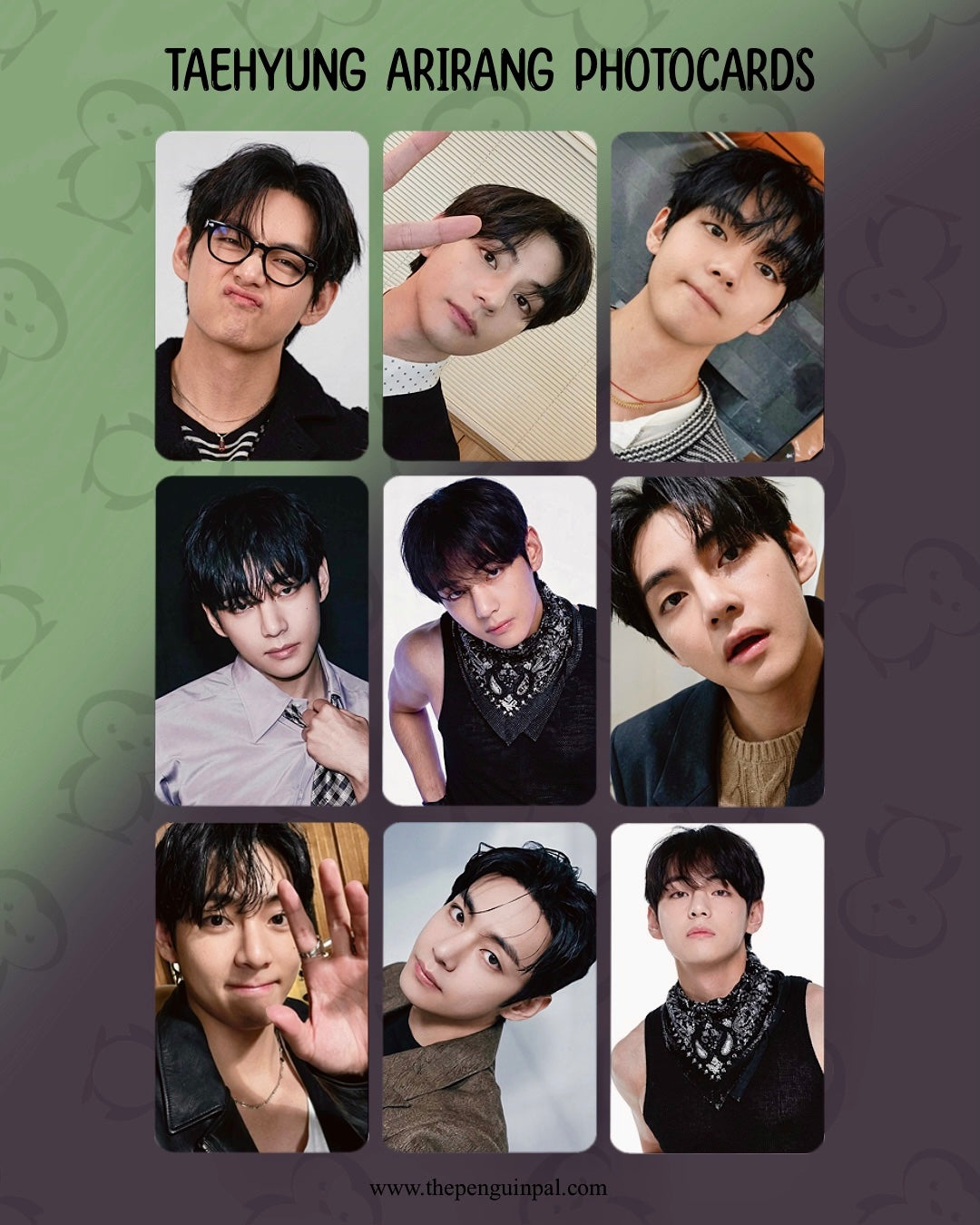 Taehyung Arirang Photocards (9 pcs)