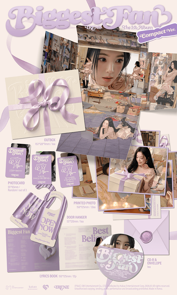 PREORDER IRENE - BIGGEST FAN OFFICIAL ALBUM