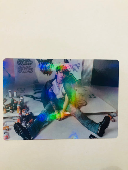 Golden Official Weverse POB Holographic Frame