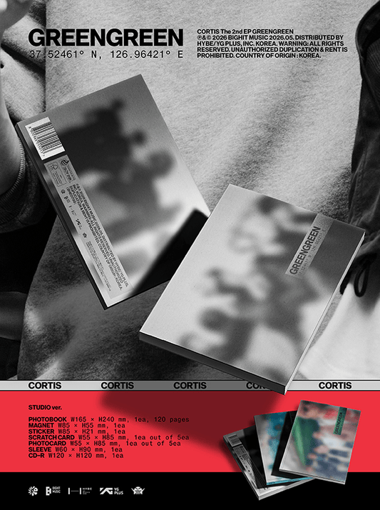 PREORDER CORTIS - GREENGREEN OFFICIAL ALBUM WITH WEVERSE SHOP GIFT