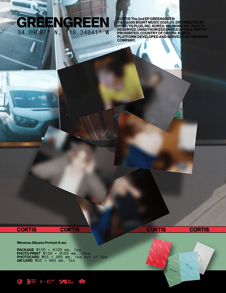 PREORDER CORTIS - GREENGREEN OFFICIAL ALBUM WITH WEVERSE SHOP GIFT