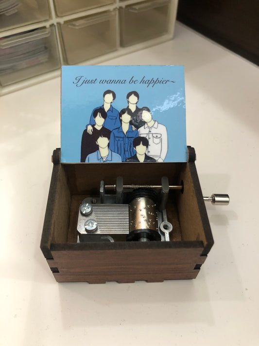 BTS Blue & Grey Music Box