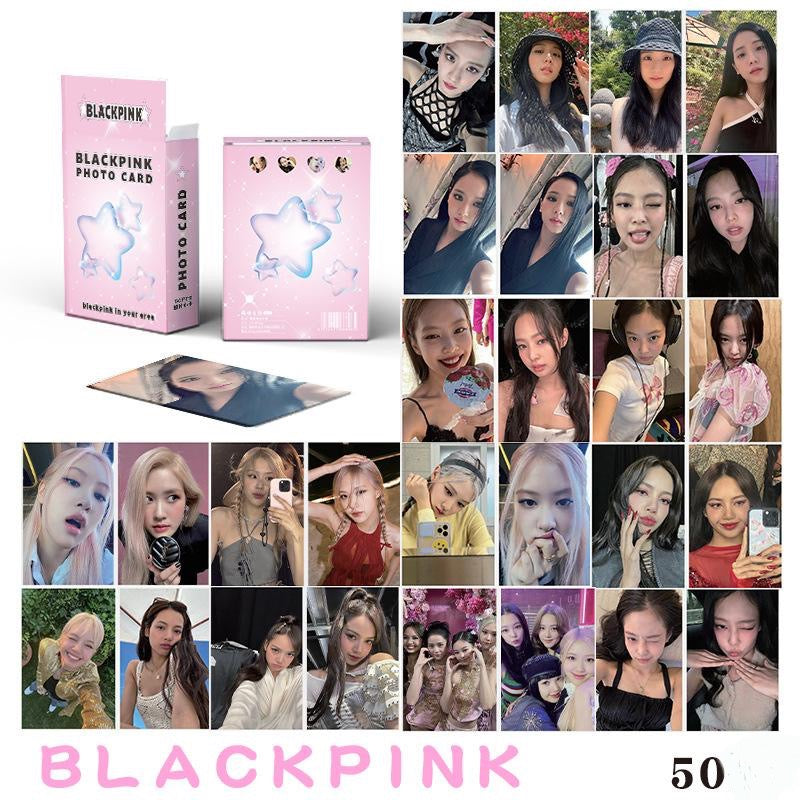 Blackpink Rainbow Holographic Photocards (50 pcs)