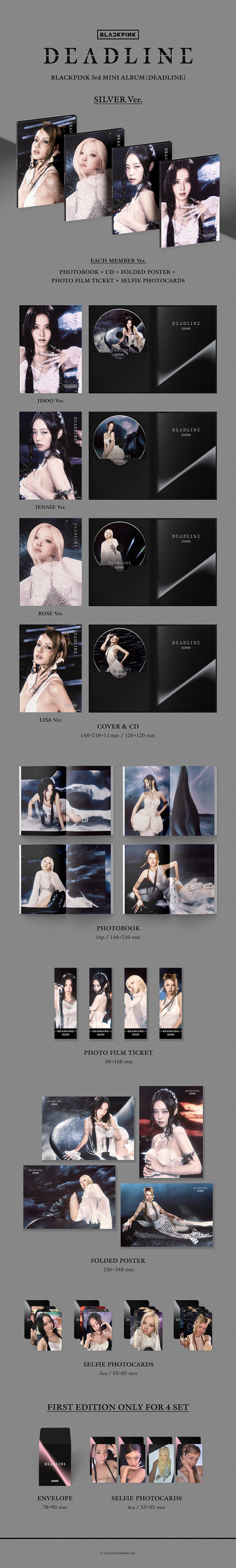 Blackpink - Deadline Silver Version Official Album