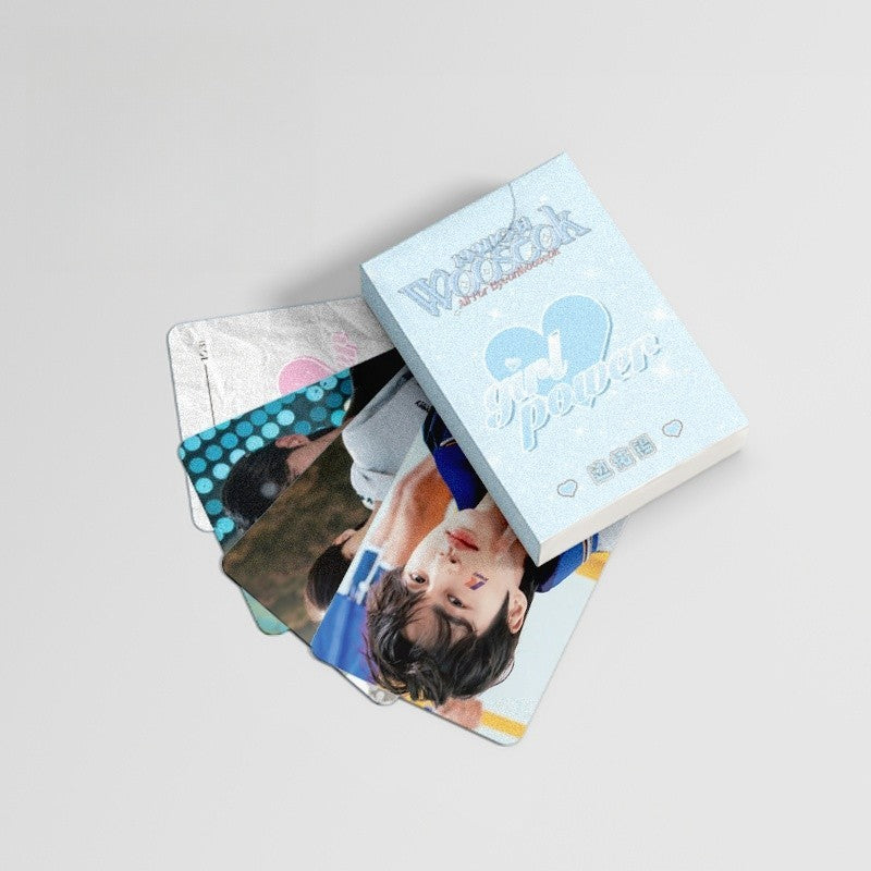 Byeon Wooseok Holographic double sided Photocards (50 pcs)