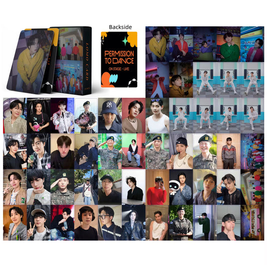 BTS Permission To Dance Holographic Lomocards (55 pcs)
