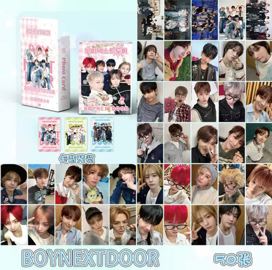 BoyNextDoor Holographic double sided Photocards (55 pcs)