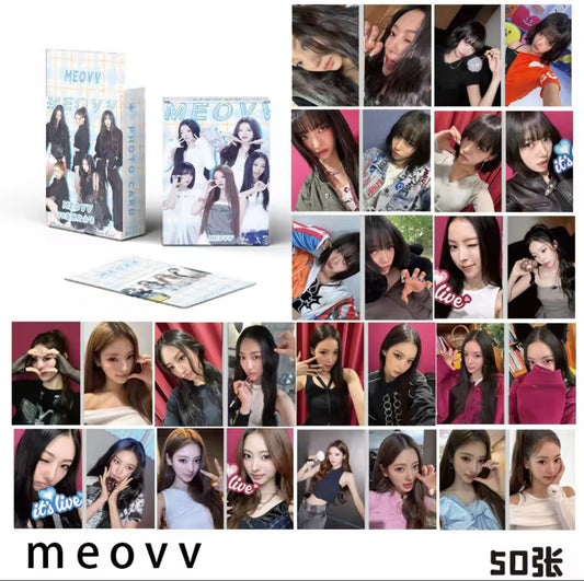 Meovv Holographic Photocards (50 pcs)