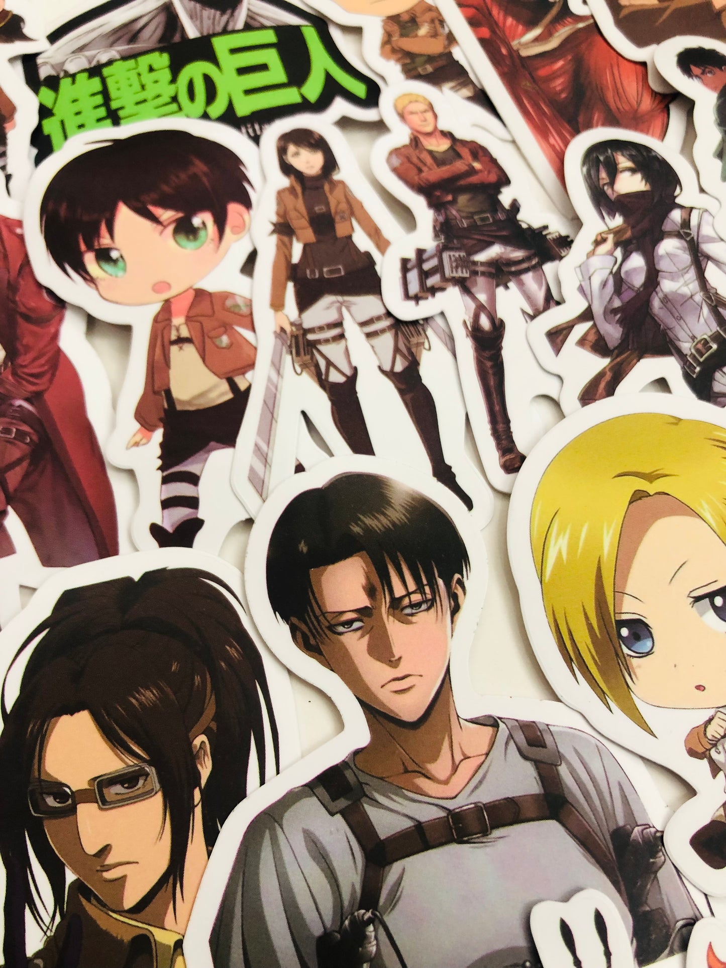 Attack On Titan Matte Stickers (Restickable)