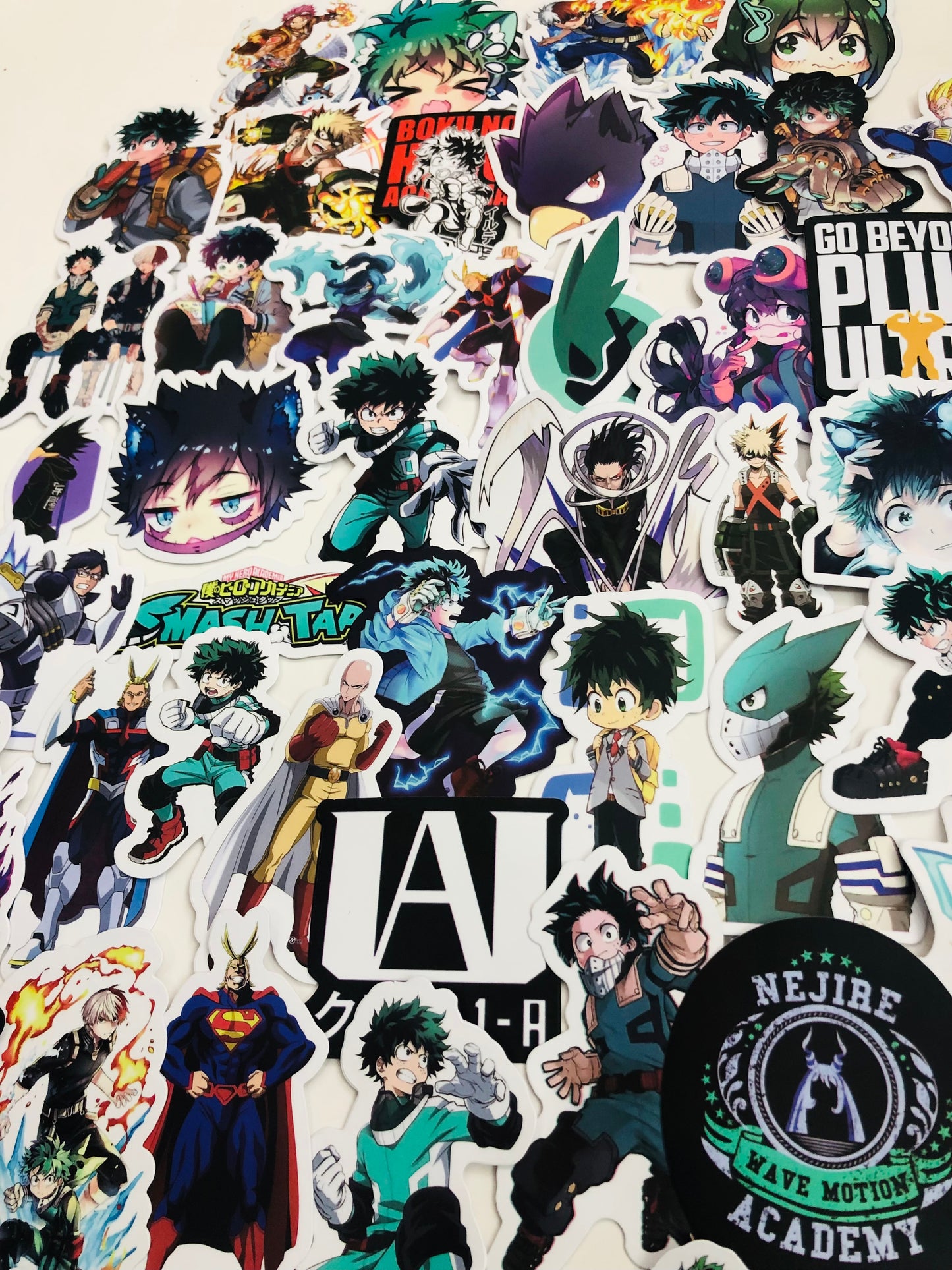 My Hero Academia Stickers (Restickable)