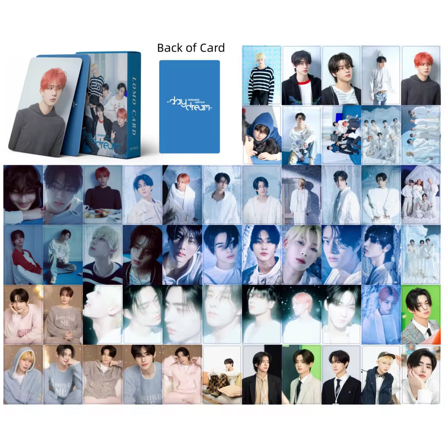 Enhypen Daydream Holographic Lomocards (55 pcs)