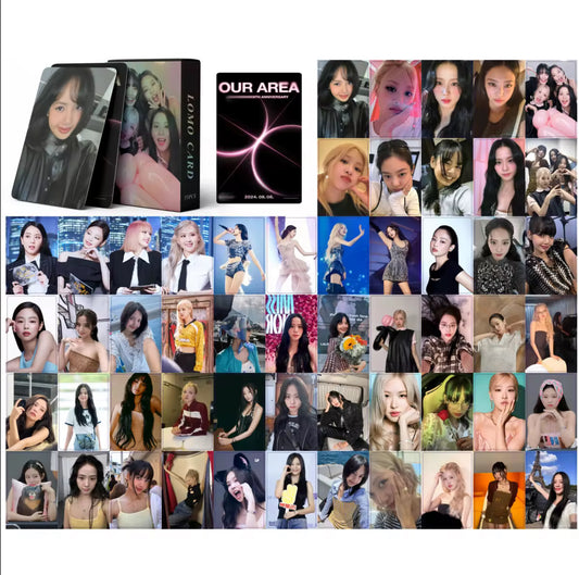 Blackpink 8th Anniversary Holographic Lomocards (55 pcs)