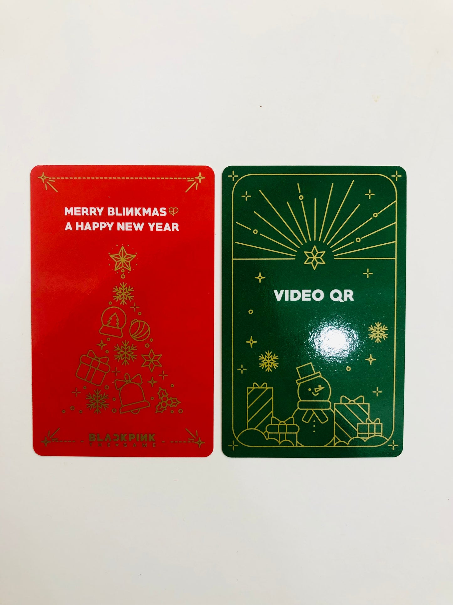 BLACKPINK THE GAME PHOTOCARD COLLECTION CHRISTMAS EDITION OFFICIAL