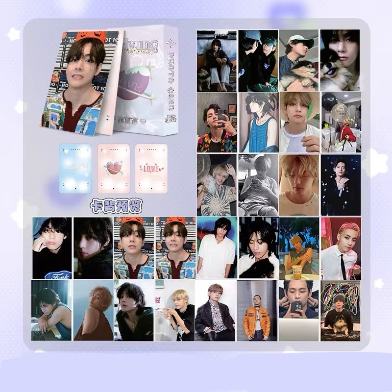 V Holographic double sided Photocards (50 pcs)