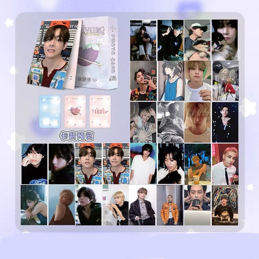 V Holographic double sided Photocards (50 pcs)