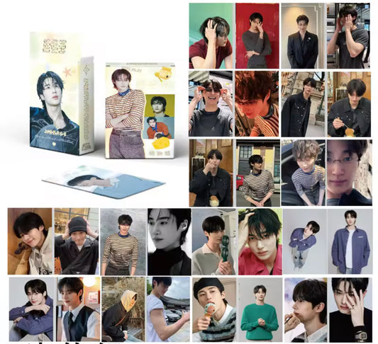 Byeon Wooseok Holographic double sided Photocards (50 pcs)