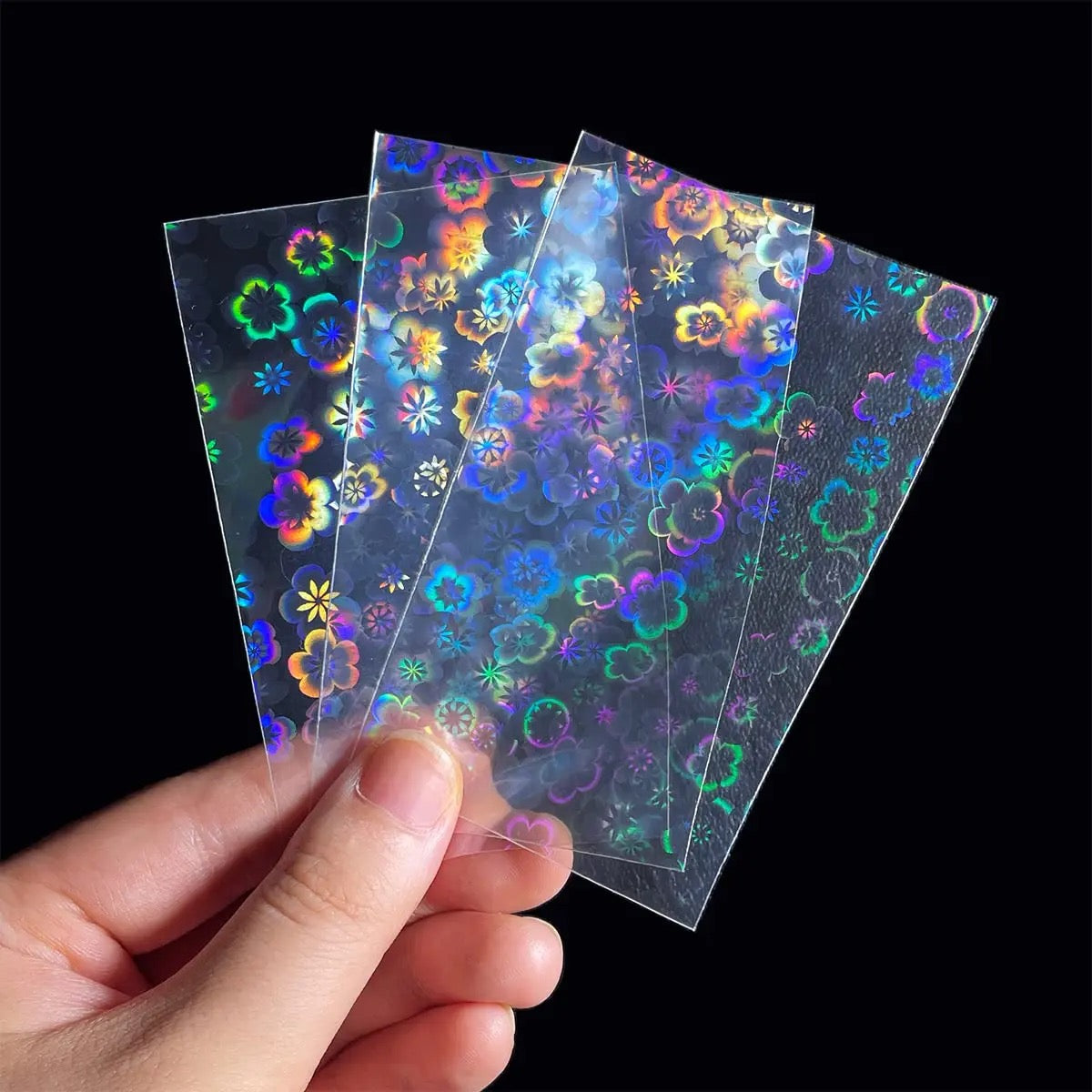 Holographic Sakura Sleeves (10 pcs)