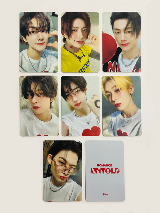 Enhypen Romance Untold double sided photocards (7 pcs)
