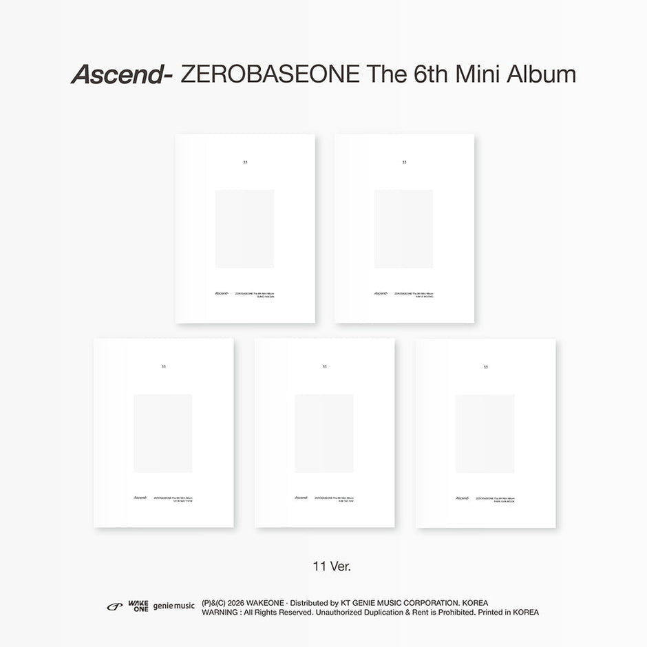 PREORDER ZEROBASEONE - ASCEND OFFICIAL ALBUM WITH MUSICPLANT GIFT