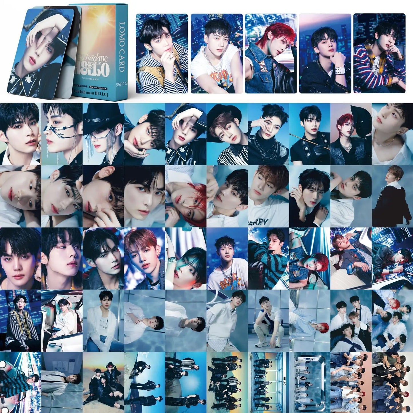 ZB1 You had me at Hello Lomocards (55 pcs)