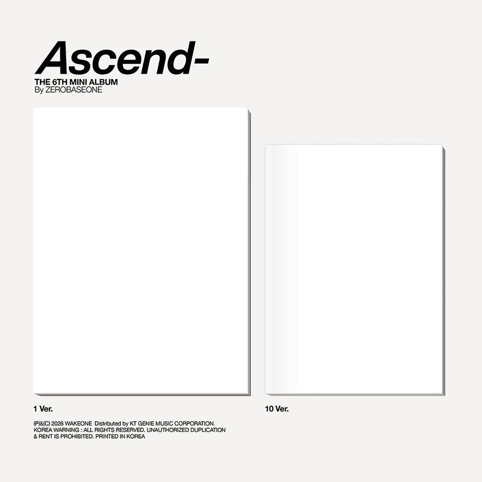 PREORDER ZEROBASEONE - ASCEND OFFICIAL ALBUM WITH MUSICPLANT GIFT