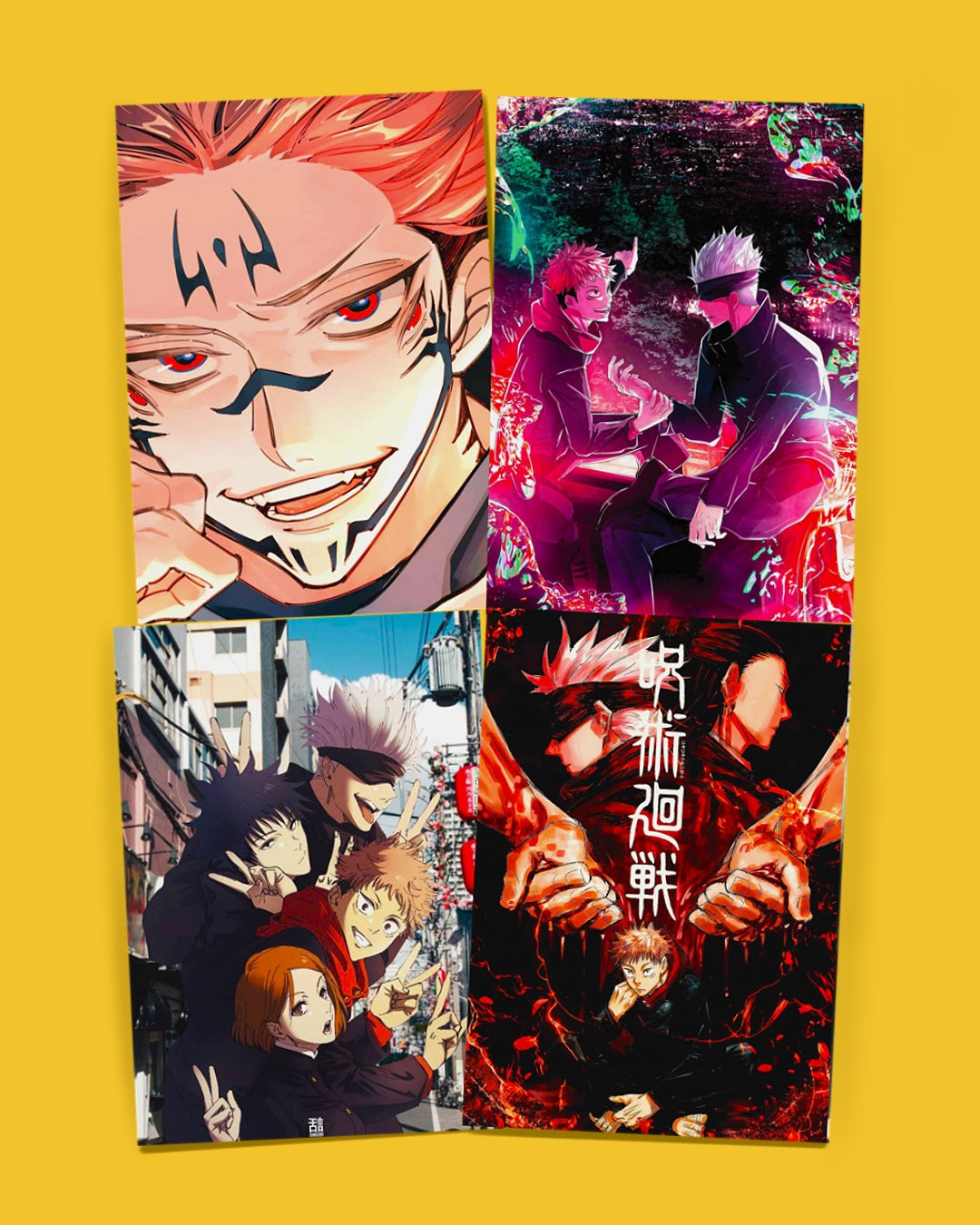 Jujutsu Kaisen Mini Poster Set (8 pcs)
