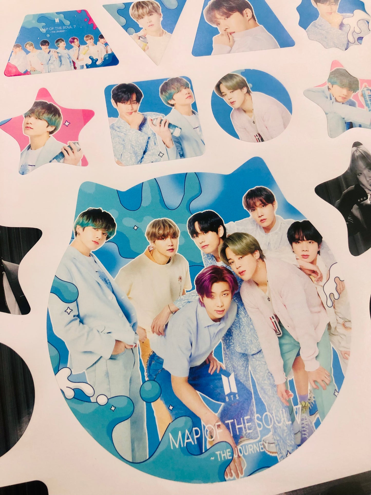 BTS Festa A4  Sticker sheet