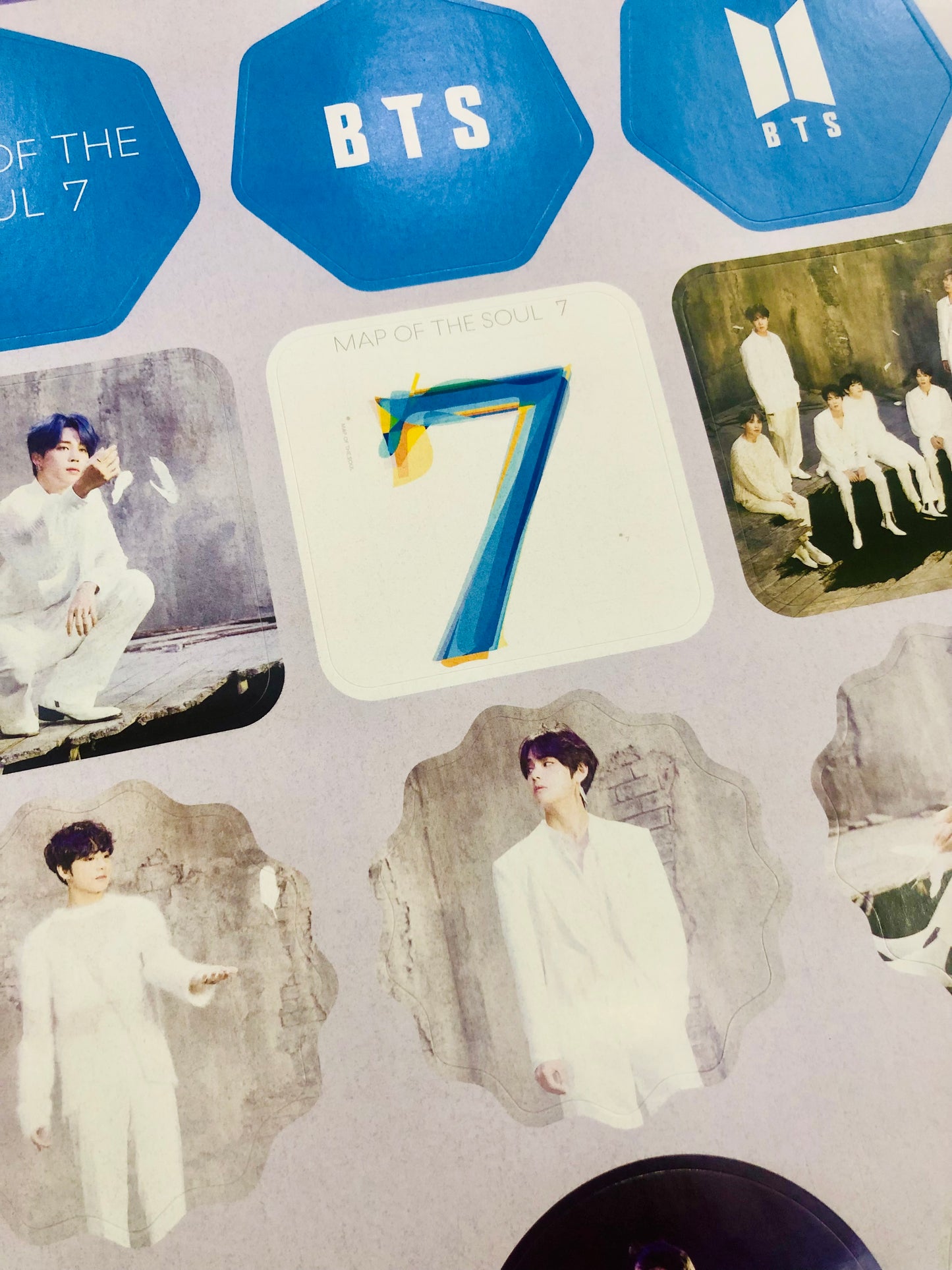 BTS MOTS7-1 A4  Sticker sheet