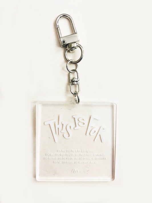 Twice This is for Official POB Set Keyring