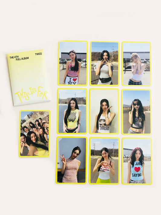 Twice This is for Official POB Photocards Set (IS)