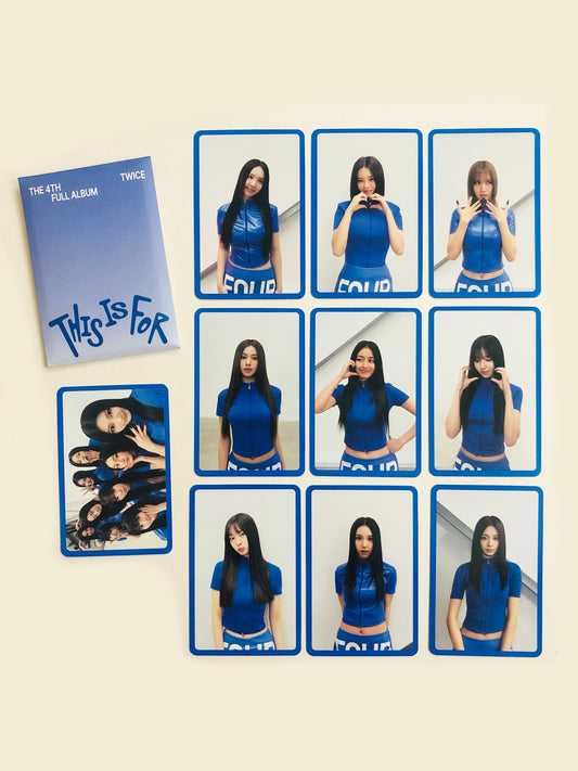 Twice This is for Official POB Photocards Set (This)