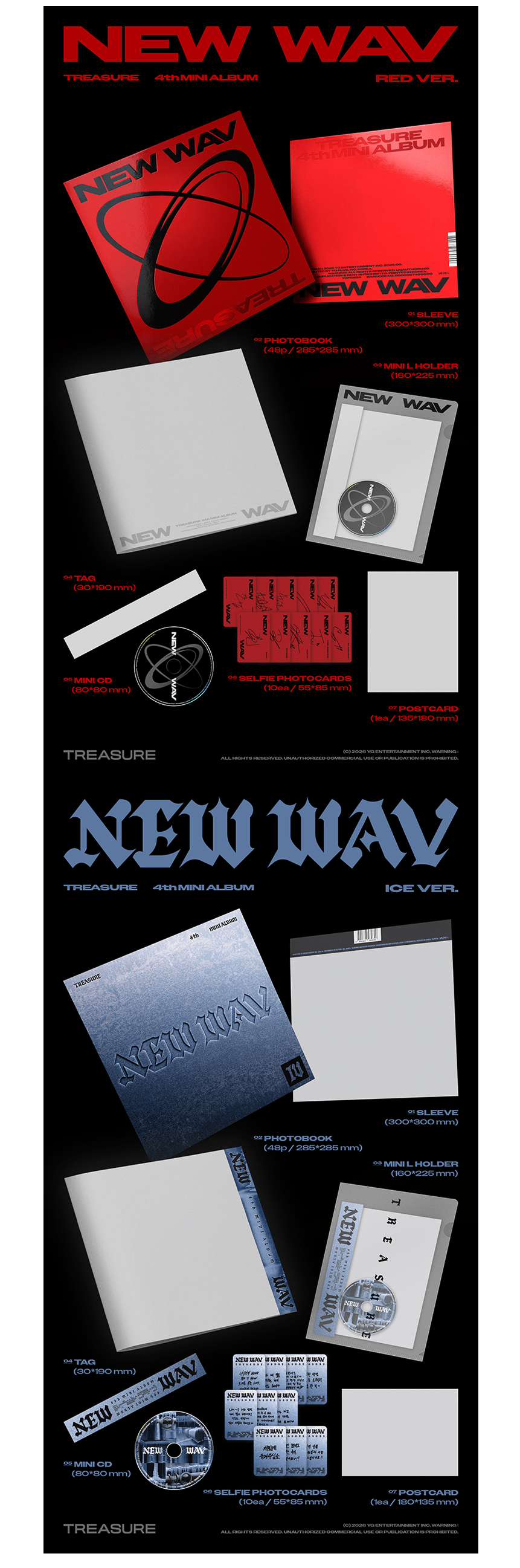 PREORDER TREASURE - NEW WAV OFFICIAL ALBUM WITH WEVERSE SHOP GIFT