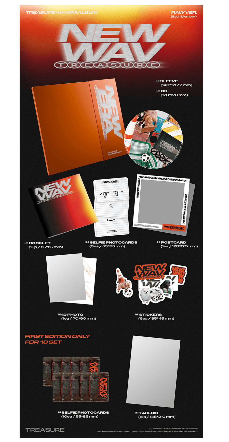 PREORDER TREASURE - NEW WAV OFFICIAL ALBUM WITH WEVERSE SHOP GIFT